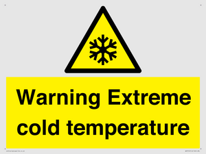 WK7012: Warning Extreme cold temperature