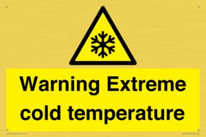 WK7012: Warning Extreme cold temperature