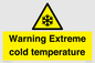 WK7012: Warning Extreme cold temperature