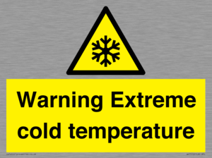 WK7012: Warning Extreme cold temperature