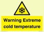 WK7012: Warning Extreme cold temperature