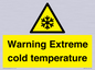 WK7012: Warning Extreme cold temperature