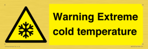 WK7012: Warning Extreme cold temperature