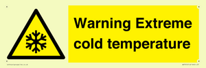 WK7012: Warning Extreme cold temperature