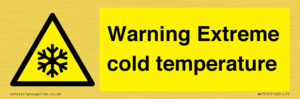 WK7012: Warning Extreme cold temperature