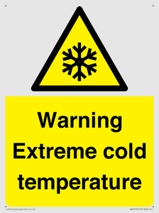 WK7012: Warning Extreme cold temperature