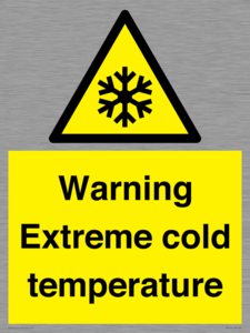WK7012: Warning Extreme cold temperature
