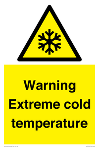 WK7012: Warning Extreme cold temperature