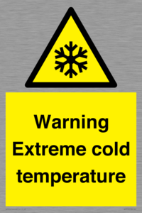WK7012: Warning Extreme cold temperature