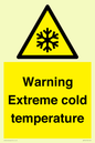 WK7012: Warning Extreme cold temperature