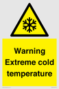 WK7012: Warning Extreme cold temperature