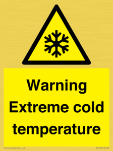 WK7012: Warning Extreme cold temperature