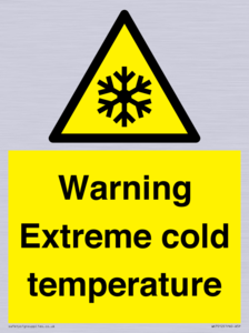 WK7012: Warning Extreme cold temperature
