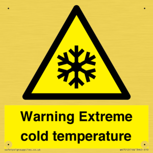 WK7012: Warning Extreme cold temperature