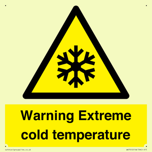 WK7012: Warning Extreme cold temperature