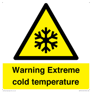 WK7012: Warning Extreme cold temperature