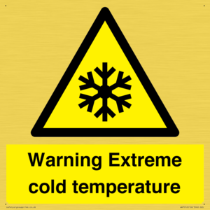 WK7012: Warning Extreme cold temperature