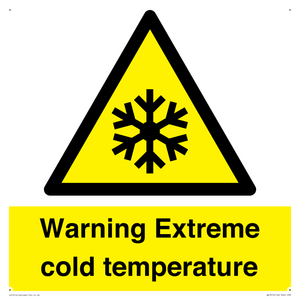 WK7012: Warning Extreme cold temperature