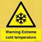 WK7012: Warning Extreme cold temperature