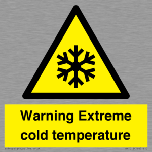 WK7012: Warning Extreme cold temperature