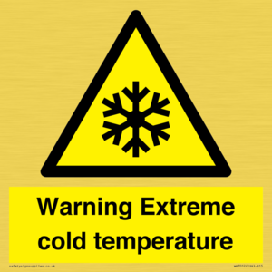 WK7012: Warning Extreme cold temperature