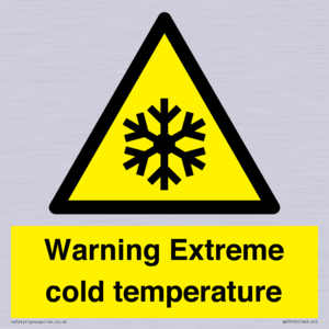 WK7012: Warning Extreme cold temperature
