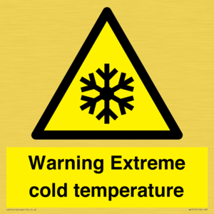 WK7012: Warning Extreme cold temperature