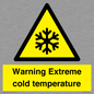 WK7012: Warning Extreme cold temperature