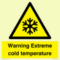 WK7012: Warning Extreme cold temperature