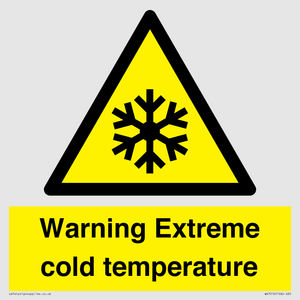 WK7012: Warning Extreme cold temperature