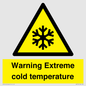 WK7012: Warning Extreme cold temperature