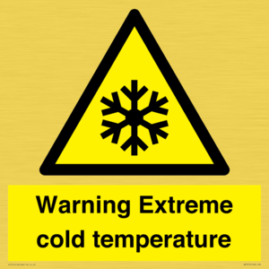 WK7012: Warning Extreme cold temperature
