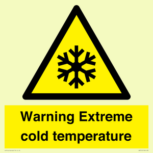 WK7012: Warning Extreme cold temperature