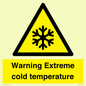 WK7012: Warning Extreme cold temperature