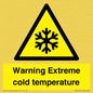 WK7012: Warning Extreme cold temperature