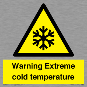 WK7012: Warning Extreme cold temperature