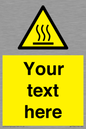 WK7784: Custom warning hot surface