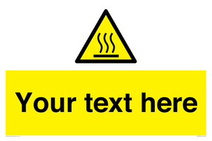 WK7784: Custom warning hot surface