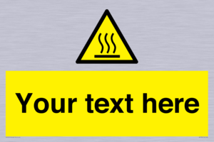 WK7784: Custom warning hot surface