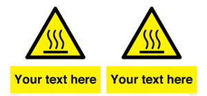 WK7784: Custom warning hot surface