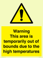 WK7946: Warning This area is temporarily out of bounds due to the high temperatures