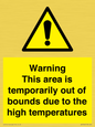 WK7946: Warning This area is temporarily out of bounds due to the high temperatures