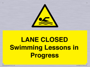 WL10260: LANE CLOSED Swimming Lessons in Progress