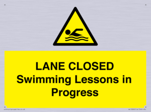 WL10260: LANE CLOSED Swimming Lessons in Progress