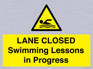 WL10260: LANE CLOSED Swimming Lessons in Progress