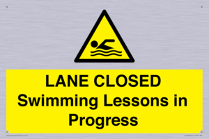 WL10260: LANE CLOSED Swimming Lessons in Progress