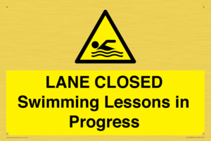 WL10260: LANE CLOSED Swimming Lessons in Progress