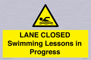 WL10260: LANE CLOSED Swimming Lessons in Progress