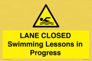 WL10260: LANE CLOSED Swimming Lessons in Progress