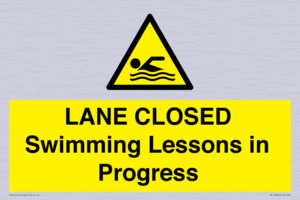 WL10260: LANE CLOSED Swimming Lessons in Progress